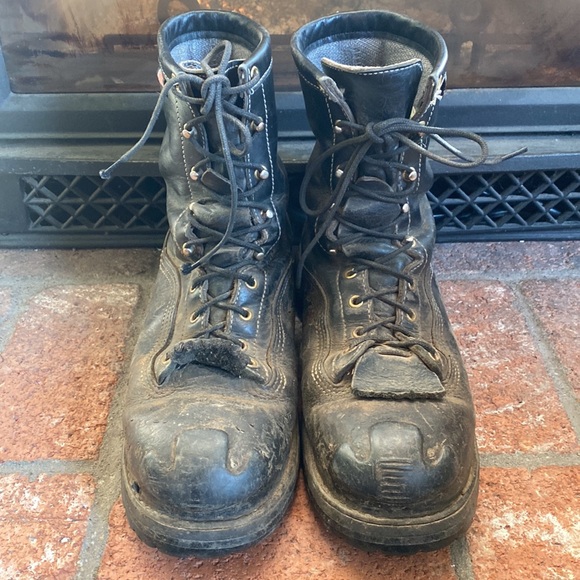 DANNER Super Rain Forest 8” Steel Toe Work Boots MENS SZ 12 USA - Picture 3 of 7